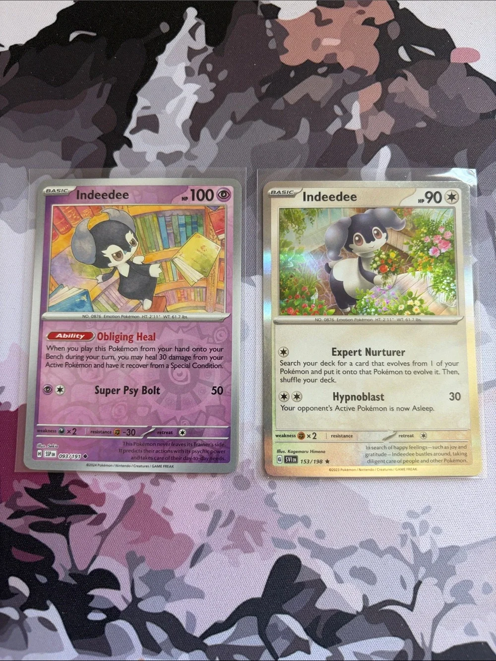 Indeedee Holo Reverse Holo Pokémon Card Mini Lot | 2 Reverse Holo Cards ✨5/$25✨